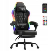 Žaidimų kėdė GTPLAYER su LED apšvietimu, reguliuojama, su pakoju