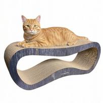 Didelė kartoninė draskyklė-lova katėms 78x28x24 cm Mruu&Pruu