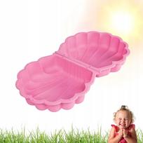 Plastikinė smėlio dėžė ir baseinas SANDBOX, rožinė, didelė, 2in1