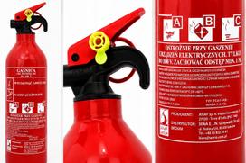 Automobilinis miltelinis gesintuvas 1 kg ABC, galiojantis iki 2028