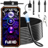 Endoskopinė kamera, 5 m, 8 mm, Micro USB, USB-C, USB FHD