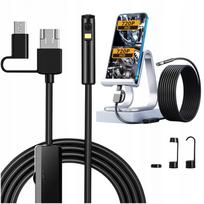 Vaizdo endoskopas DUO, 5 m, 9 LED, 2x HD