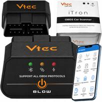 Automobilio diagnostikos adapteris ELM327, Bluetooth, OBD2, suderinamas su Android/iOS