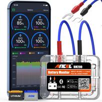 Automobilio akumuliatoriaus testeris ANCEL BM200, 12V, Bluetooth, GPS seklys