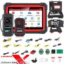 Diagnostikos įrenginys LAUNCH X431 IMMO PLUS 8" CanFD DoiP XPROG su laidais, 2025 modelis