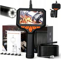 Endoskopinė apžiūros kamera su 4.3" LCD ekranu, 5 m laidu, 8 LED, 8 mm, atspari vandeniui