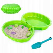 Plastikinė smėlio dėžė-baseinas XXL, 2 viename, su žaislu