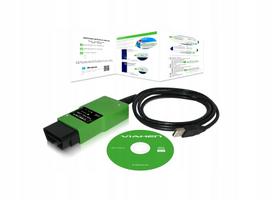 Diagnostikos laidas VAG KKL su USB ir OBD2 jungtimi