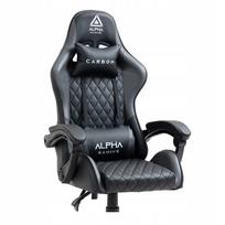 Žaidimų kėdė ALPHA, pilka, reguliuojama, su pasukama baze