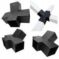 Hamako jungtys 100x100, 2 vnt., 2 mm, mediniam hamako rėmui