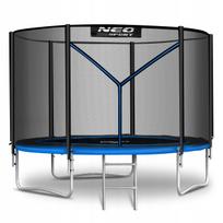 Vaikiškas batutas NEOSPORT su lauko apsauginiu tinklu, 252 cm (8 ft)