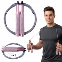 Šokdynė Unbroken Speed Rope SR-U1+, rožinė, sportininkams