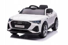 Vaikiškas elektromobilis Audi e-tron 4x4, 180 W, baltas