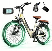 Moteriškas elektrinis dviratis Aairsk S600, 26", 250W, 36V, 13Ah, 75 km, SHIMANO