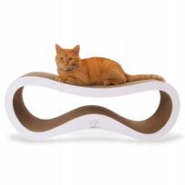 Kartoninis kačių draskyklė–lova HomeCatty, 75x26x25 cm
