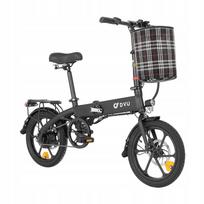 Elektrinis sulankstomas dviratis DYU A1F PRO, 16", 250W, juodas