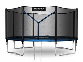 Vaikų batutas su apsauginiu tinklu Neo-Sport, 374 cm (12 ft)