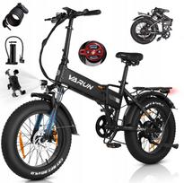 Sulankstomas elektrinis dviratis VARUN 20x4", 48V 13Ah, 250W, 25 km/h, 120 km