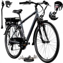 Elektrinis dviratis vyrams 28" 250W Shimano, 468 Wh, amortizacija, aliuminis