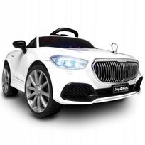 Vaikiškas elektrinis automobilis joy4kids su pultu, odine sėdyne, LED žibintais