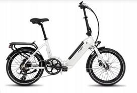 Sulankstomas elektrinis dviratis Romet E-WIGRY 1.1 M 14" sidabrinis