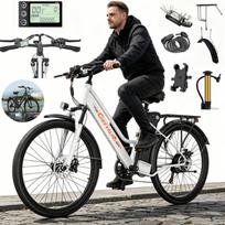 Elektrinis miesto dviratis CHEEVALRY C26 PRO, 120 km, 250W, 36V, 720Wh, 26