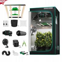 Auginimo palapinė 100x100x180 cm su Mars Hydro FC-E 3000 300W LED lempa ir 6” ventiliatoriumi