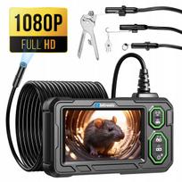 Endoskopinė kamera su 4.3" ekranu, 5 m laidu, FULL HD, LED, įrašymo funkcija