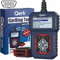 Automobilio diagnostikos įrenginys QERK T31, OBD2, klaidų trynimas, lenkų meniu