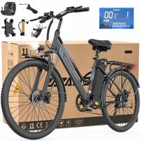 Elektrinis dviratis ZAZAWORK C26 PRO, 250W, 20Ah, 120 km, Shimano, suaugusiems