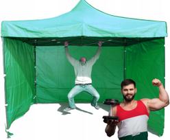 Prekybinė palapinė STRONG TRADE, 3x3 m, 30 kg, sodui