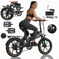 Sulankstomas elektrinis dviratis PVY Z20 MAX, 250W, 36V, 25,6Ah, 25 km/h, 200 km, 20" EU