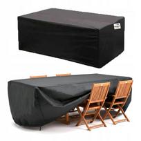 Lauko baldų uždangalas 250x210x90 juodas vandeniui atsparus