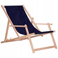 Medinis gultas su porankiais San-Drew Navy blue TP04