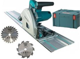 Medžio pjūklas MAKITA SP6000J su 1,5 m liniuote ir 3 diskais