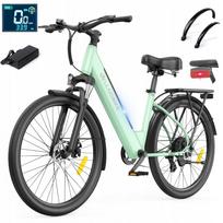 Moteriškas elektrinis dviratis 250W, 15Ah, 27.5", Shimano 7 pavaros