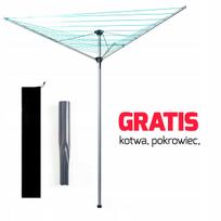Skalbinių džiovyklė sodui, 40 m, 192 cm, su uždangalu, 2 vnt.