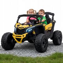 Vaikiškas elektromobilis MAVERICK, 4x4, LED žibintai, garso efektai