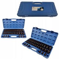 Smūginės galvutės rinkinys 8–32 mm, 1/2", 35 vnt., lagaminas