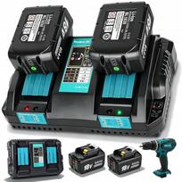 Atsarginė 18V 6Ah baterija Makita BL1860/BL1850 su LED ekranu