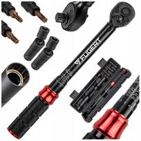 Raktas su momentine galva 3/8", 10–60 Nm, su antgaliais ir kalibravimo sertifikatu