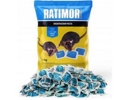 Graužikų nuodai RATIMOR PASTE, 1 kg, brodifakumas