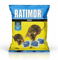 Graužikų nuodai RATIMOR, pasta su brodifakumu, 150 g