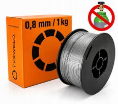 Suvirinimo viela FLUX, 0,8 mm, 1 kg, Tysweld, MIG be dujų