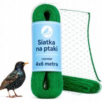 Apsauginis paukščių tinklas 4x6 m, tvirtas, nuo varnėnų ir kitų paukščių