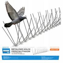 Metaliniai paukščių atbaidymo spygliukai, 10 vnt., tankūs ir tvirti, balandžiams ir kregždėms