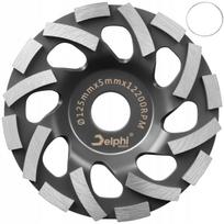 Deimantinis šlifavimo diskas betonui, akmeniui, 125 mm, 22,2 mm