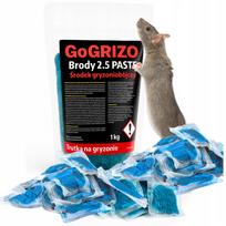 Graužikų nuodai, pasta, 1 kg, stiprūs