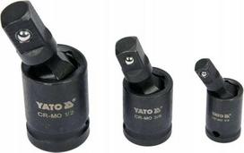 Smūginis lankstus antgalių rinkinys 1/4", 3/8", 1/2" YT-10643