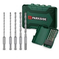 Grąžtų rinkinys betonui PARKSIDE SDS+, 5 mm, 2x6 mm, 2x8 mm, 10 mm, 12 mm, 160 mm